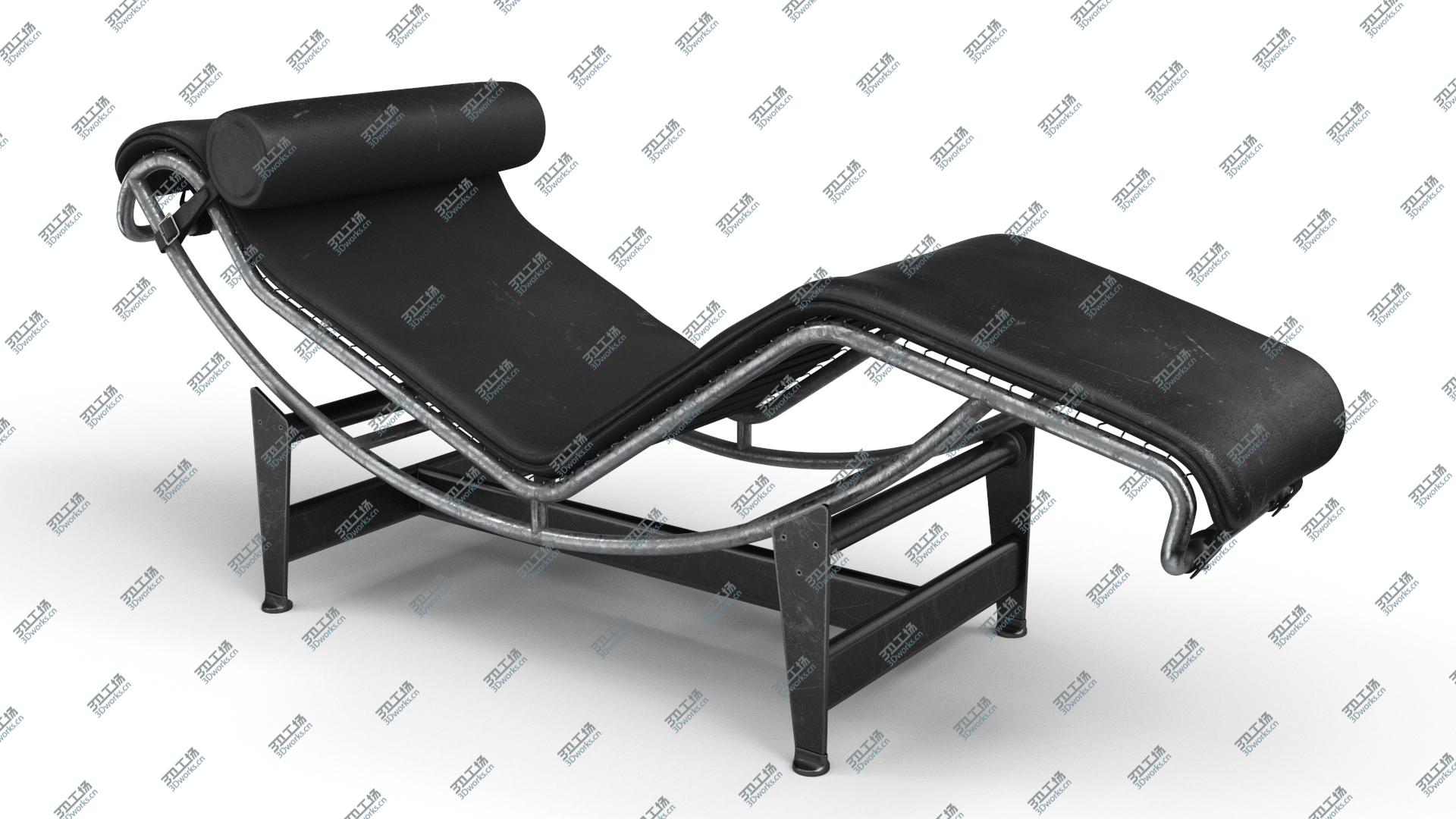 images/goods_img/2021040161/Modern Chaise Longue Dirty Black 3D model/2.jpg